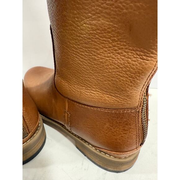 Franco Sarto Meyer Leather Knee High Boots Wide Calf Riding Minimalist Classic - Picture 10 of 14